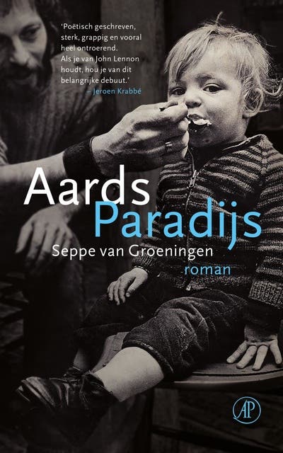 Aards paradijs: roman – omslag van het luisterboek van Seppe van Groeningen