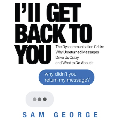 I’ll Get Back to You – omslag til lydbogen af Sam George