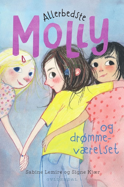 Allerbedste Molly 2 - Allerbedste Molly og drømmeværelset – omslag til lydbogen af Sabine Lemire