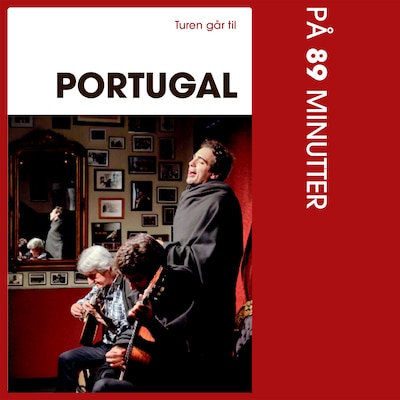 Turen går til Portugal på 89 minutter – omslag til lydbogen af Ove Rasmussen