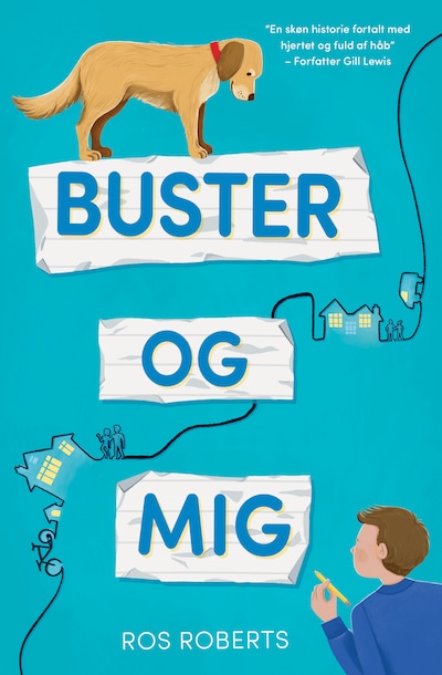 Buster og mig – omslag til lydbogen af Ros Roberts