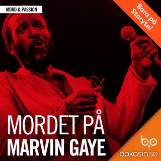 Mordet på Marvin Gaye – omslag till ljudboken av Bokasin