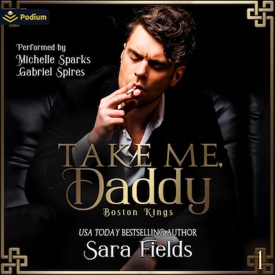 Take Me, Daddy – omslag til lydbogen af Sara Fields