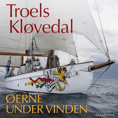 Øerne under vinden – omslag til lydbogen af Troels Kløvedal