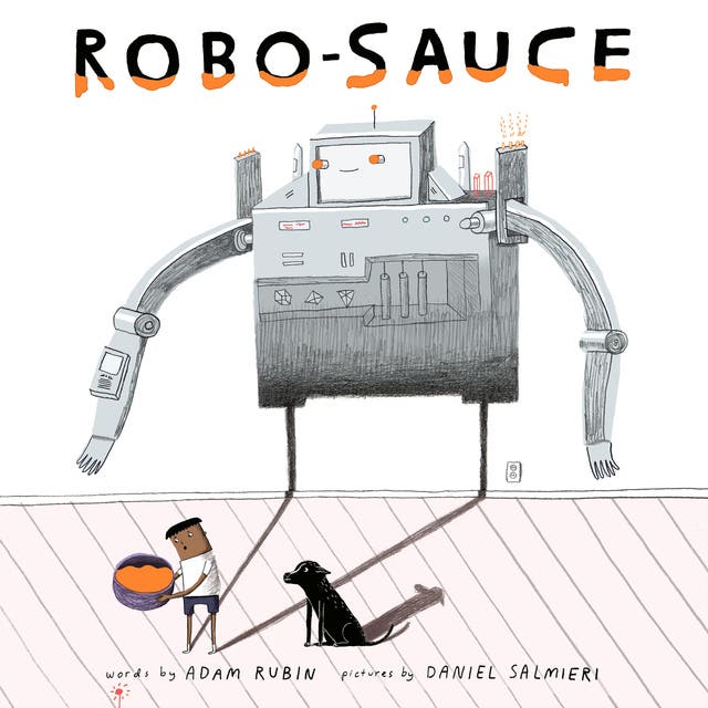 Robo-Sauce – omslag til lydbogen af Adam Rubin