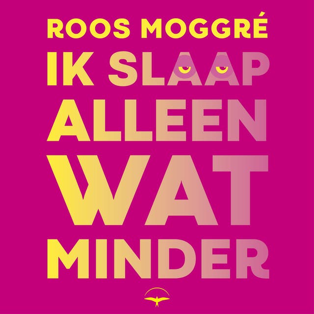 Ik slaap alleen wat minder – omslag van het luisterboek van Roos Moggré