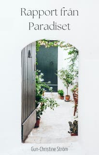 Rapport från Paradiset – omslag till ljudboken av Gun-Christine Ström