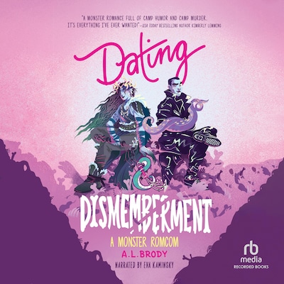 Dating & Dismemberment – omslag til lydbogen af A.L. Brody