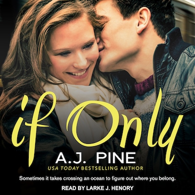 If Only – omslag til lydbogen af A.J. Pine
