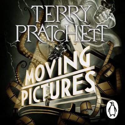 Moving Pictures – omslag til lydbogen af Terry Pratchett
