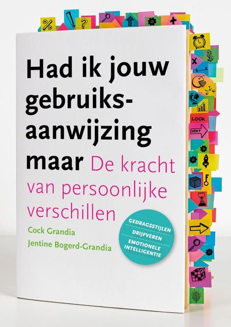 Had ik jouw gebruiksaanwijzing maar: De kracht van persoonlijke verschillen – omslag van het luisterboek van Cock Grandia,Jentine Bogerd-Grandia