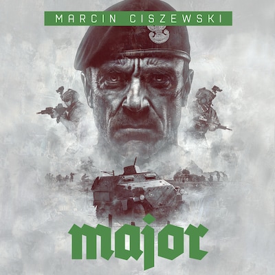 Major – okładka audiobooka, autor Marcin Ciszewski