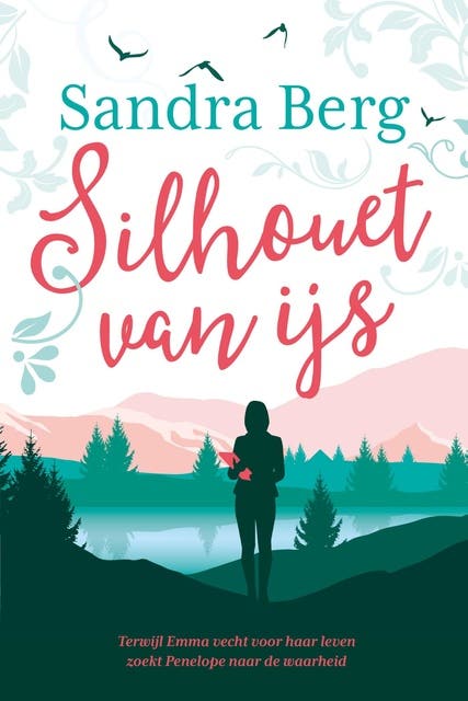 Silhouet van ijs – omslag van het luisterboek van Sandra Berg