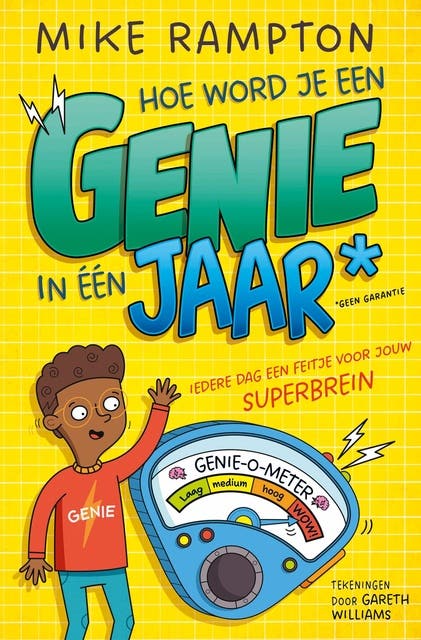 Hoe word je een genie in één jaar – omslag van het luisterboek van Mike Rampton