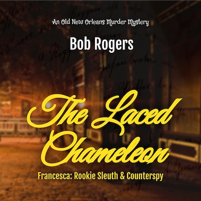 The Laced Chameleon – omslag til lydbogen af Bob Rogers