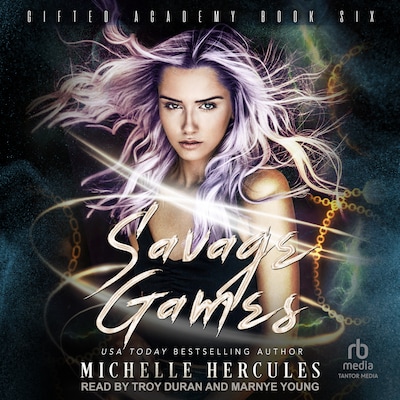 Savage Games – omslag til lydbogen af Michelle Hercules