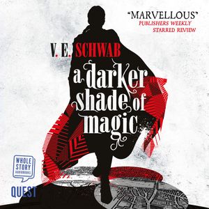 A Darker Shade of Magic – okładka audiobooka, autor V.E. Schwab