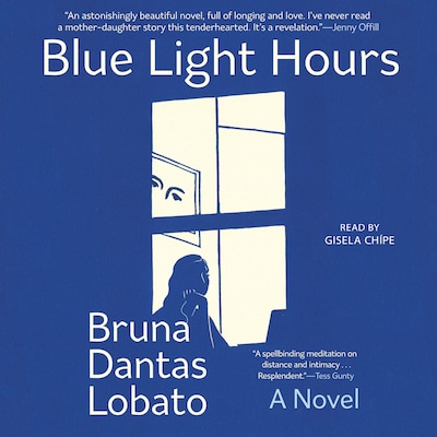 Blue Light Hours – omslag til lydbogen af Bruna Dantas Lobato