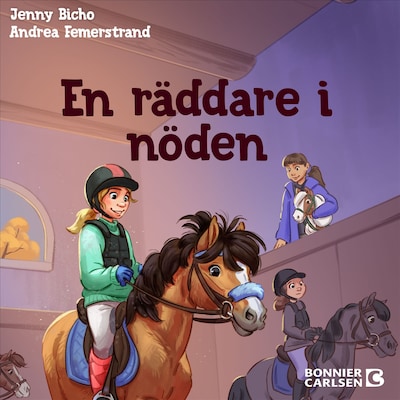 En räddare i nöden – omslag till ljudboken av Jenny Bicho
