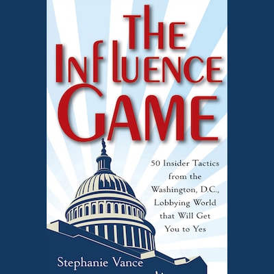 The Influence Game – omslag til lydbogen af Stephanie Vance