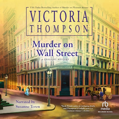Murder on Wall Street – omslag til lydbogen af Victoria Thompson