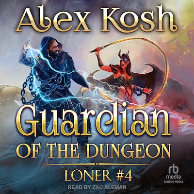 Guardian of the Dungeon – omslag til lydbogen af Alex Kosh