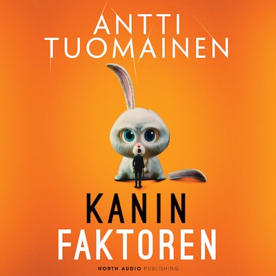 Kaninfaktoren – omslag til lydbogen af Antti Tuomainen