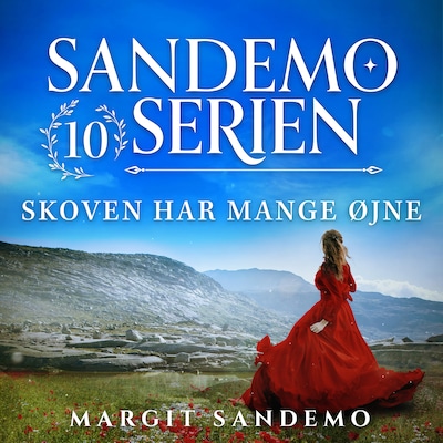 Sandemoserien 10 - Skoven har mange øjne – omslag til lydbogen af Margit Sandemo