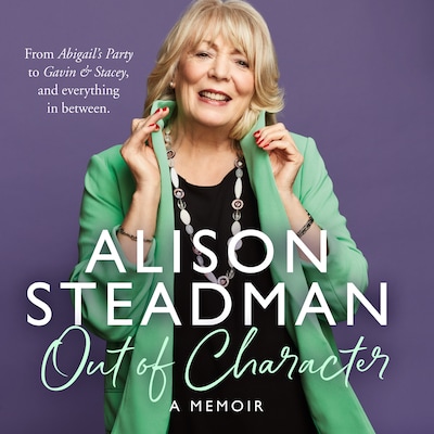 Out of Character – omslag van het luisterboek van Alison Steadman