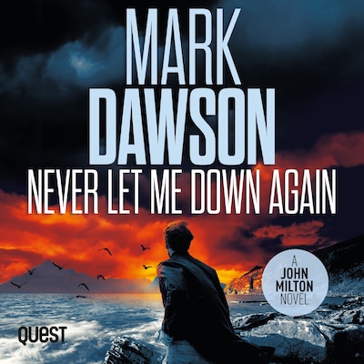 Never Let Me Down Again – omslag til lydbogen af Mark Dawson