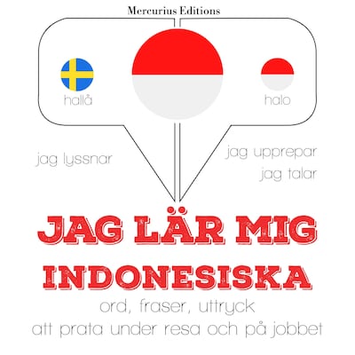 Jag lär mig indonesiska – omslag till ljudboken av JM Gardner