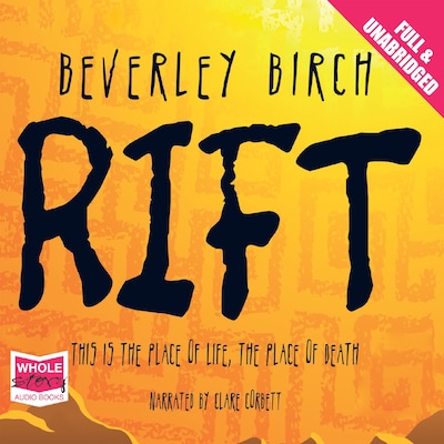 Rift – omslag til lydbogen af Beverley Birch