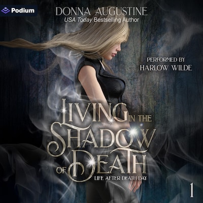 Living in the Shadow of Death – omslag til lydbogen af Donna Augustine