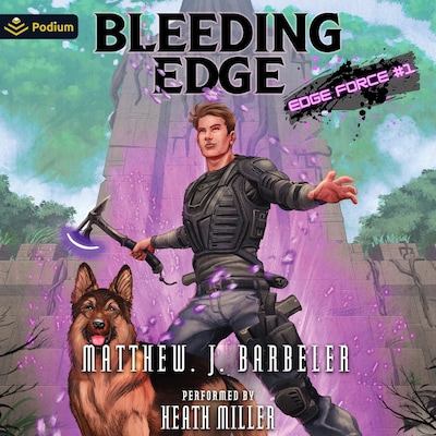 Bleeding Edge – omslag til lydbogen af Matthew J. Barbeler