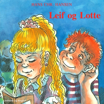 Leif og Lotte – omslag til lydbogen af Hans Christian Hansen