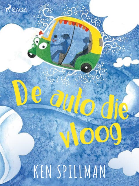 De auto die vloog – omslag van het luisterboek van Ken Spillman