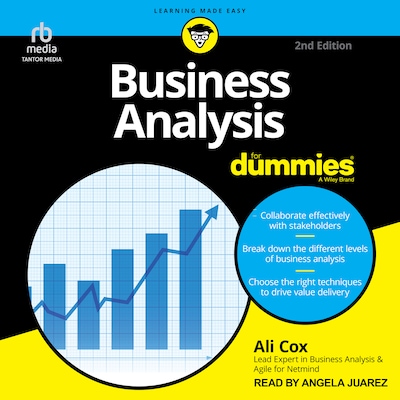 Business Analysis For Dummies, 2nd Edition – omslag til lydbogen af Ali Cox