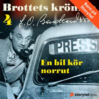 En bil kör norrut