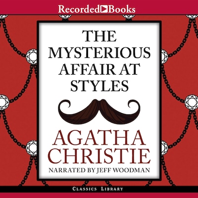 The Mysterious Affair at Styles – omslag til lydbogen af Agatha Christie