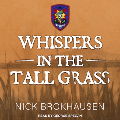 Whispers In The Tall Grass – omslag til lydbogen af Nick Brokhausen
