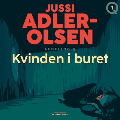 Kvinden i buret – omslag til lydbogen af Jussi Adler-Olsen