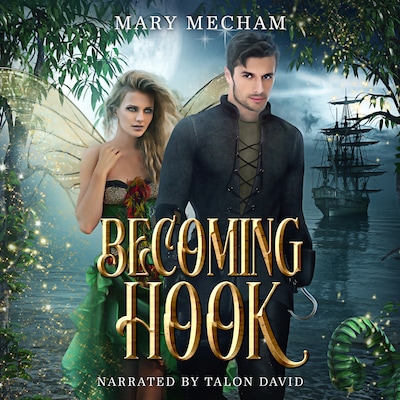 Becoming Hook – omslag til lydbogen af Mary Mecham