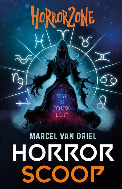 Horrorscoop – omslag van het luisterboek van Marcel van Driel