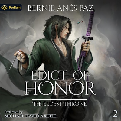 Edict of Honor – omslag til lydbogen af Bernie Anés Paz