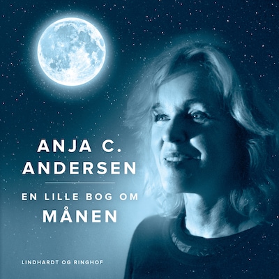 En lille bog om månen – omslag til lydbogen af Anja C. Andersen