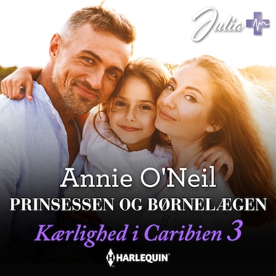 Prinsessen og børnelægen – omslag til lydbogen af Annie O'Neil