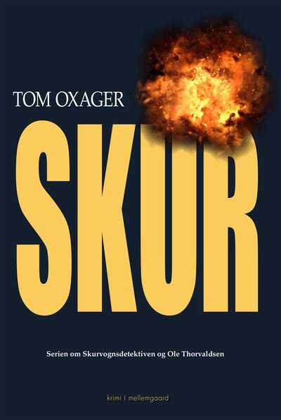 SKUR – omslag til lydbogen af Tom Oxager