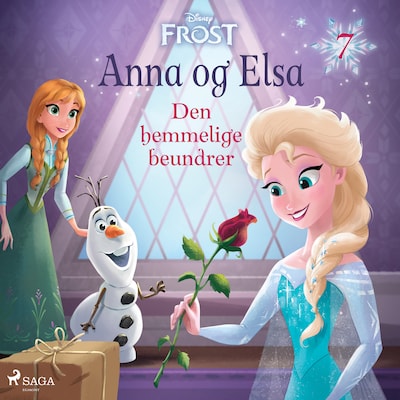 Frost - Anna og Elsa 7 - Den hemmelige beundrer – omslag til lydbogen af Disney