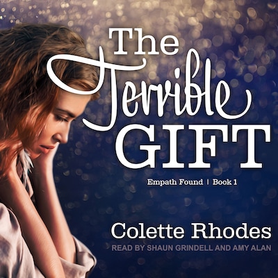 The Terrible Gift – omslag til lydbogen af Colette Rhodes