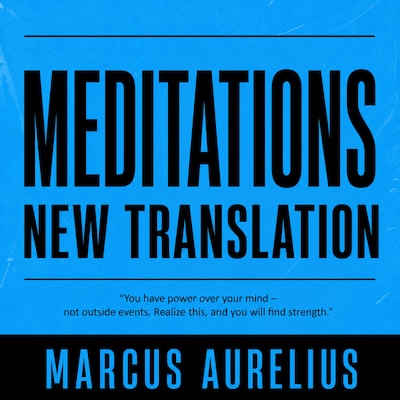 Meditations: New Translation – omslag til lydbogen af Marcus Aurelius